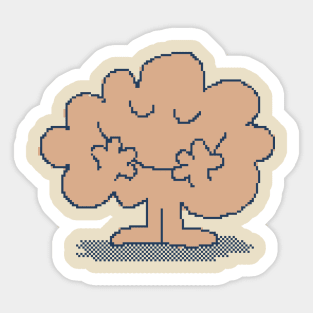 Cute Smiling Cloud Sticker